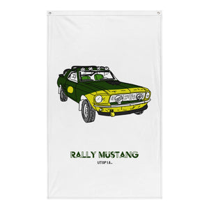 Rally Mustang - Garage Flag